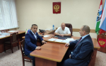 Участие в рабочей встрече с  депутатом Законодательного собрания Новосибирской области Умербаевым  И.Р.